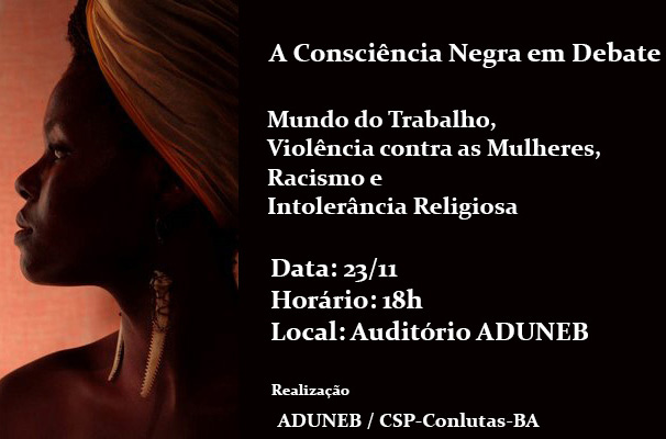 Mesa redonda faz debate sobre Consciência Negra nesta segunda-feira (23)